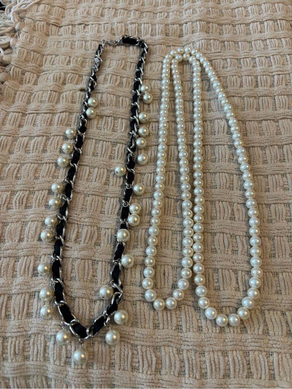 Bundle necklaces.